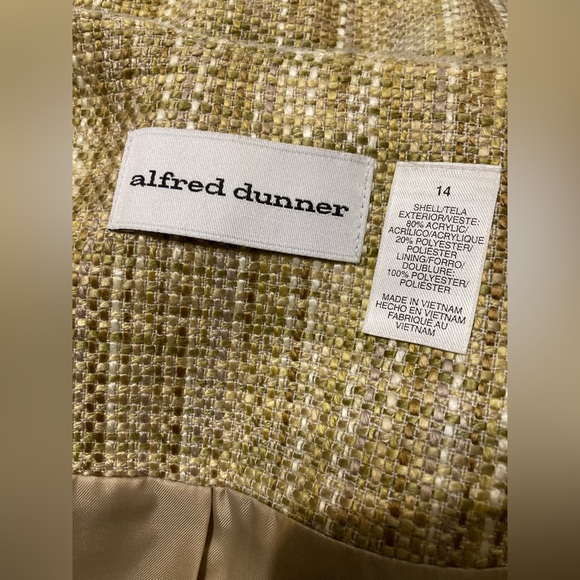 Alfred Dunner collarless jacket - Picture 6 of 6